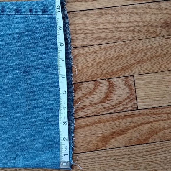 Vtg 90s Lucky Brand Jeans Juniper Flare 14/32 USA by Gene Montesano blue euc - Picture 16 of 16